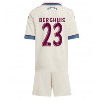 Ajax Steven Berghuis #23 Tredjedraktsett Barn 2025-26 Kortermet (+ Korte bukser)